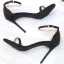 Sexy Gold Glitter Evening Party Womens Sandals 2020 Ankle Strap Sequins 10 cm Stiletto Heels Pointed Toe Sandals