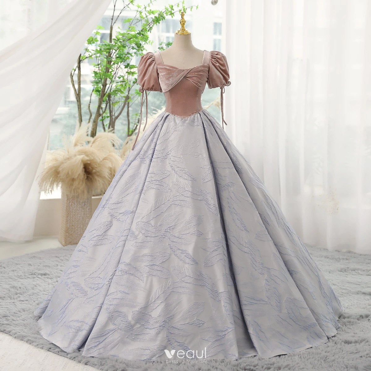 Blue Tulle Ball Gown Sweet 16 Dresses Lace Beaded Sequins Draped Sweetheart  Lace Up Prom Dress 8th Grade Graduation Quinceanera Dresses Long From  Lovemydress, $89.25 | DHgate.Com