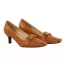 Vintage Braun Freizeit Pumps 2021 Leder 5 cm Stilettos Quadratische Zehe Pumps