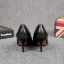 Modest / Simple Black Office OL Braid Pumps 2021 Leather 6 cm Stiletto Heels Pointed Toe Pumps