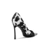 Chic / Beautiful Black White Cocktail Party Suede Pumps 2021 Leather 10 cm Stiletto Heels Pointed Toe Pumps