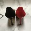 Charmant Wildleder Schwarz Abend Strass Pumps 2021 8 cm Stilettos Spitzschuh Pumps