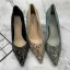 Chic / Belle Bureau Vert Cendré OL Cuir Daim Escarpins 2021 8 cm Talons Aiguilles À Bout Pointu Escarpins