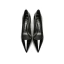 Mooie / Prachtige Zwarte Kantoor OL Lakleer Pumps 2019 Leer 10 cm Naaldhakken / Stiletto Hoge Hakken Spitse Neus Pumps