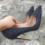 Inhabituel Bleu Marine Cocktail Escarpins 2021 12 cm Talons Aiguilles Talons Hauts À Bout Pointu Escarpins