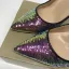 Scintillantes Dégradé De Couleur Escarpins Cocktail Paillettes Escarpins 2021 12 cm Talons Aiguilles À Bout Pointu Talons Hauts
