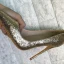 Glitzernden Gold Abend Glanz Pailletten Pumps 2021 12 cm Stilettos Spitzschuh Hochhackige