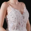 Elegant Champagne Wedding Dresses 2018 A-Line / Princess Appliques Lace Sequins Spaghetti Straps Backless Sleeveless Sweep Train Wedding