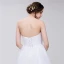 Chic / Belle Noire Robe De Mariée 2018 Princesse Organza Noeud Bustier Dos Nu Sans Manches Longue Mariage