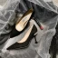 Charming Silver Evening Party Sequins Pumps 2021 Leather 8 cm Rhinestone Stiletto Heels High Heels Pointed Toe Pumps