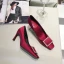 Elegant Champagne Silk Satin Evening Party Pumps 2021 Rhinestone Buckle 7 cm Stiletto Heels Pointed Toe High Heels