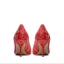 Stijlvolle Rode Zijde Rhinestone Bruidsschoenen 2021 Leer 6 cm Naaldhakken / Stiletto Hoge Hakken Spitse Neus Huwelijk Pumps