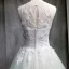 Chic / Beautiful Gradient-Color Prom Dresses 2018 Ball Gown Beading Appliques Lace Scoop Neck Backless Sleeveless Floor-Length / Long Formal Dresses
