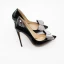 Charming Black Evening Party Rhinestone Bow Pumps 2021 12 cm Stiletto Heels High Heels Pointed Toe Pumps