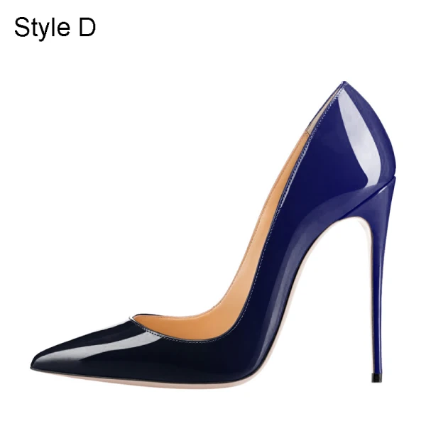 Charming Cocktail Party Red Gradient-Color Pumps 2021 10 cm Stiletto Heels High Heels Pointed Toe Pumps