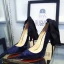 Fashion Black Evening Party Suede Pumps 2021 Leather Ankle Strap 10 cm Stiletto Heels High Heels Pointed Toe Pumps
