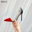 Schöne Transparent Rot Cocktail Pumps 2021 8 cm Stilettos Hochhackige Spitzschuh Pumps
