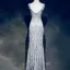 Luxury / Gorgeous Silver Evening Dresses  2018 Trumpet / Mermaid Beading Tassel Crystal Rhinestone V-Neck Backless Sleeveless Floor-Length / Long Formal Dresses