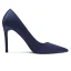 Fashion Black Evening Party Leather Pumps 2021 10 cm Stiletto Heels Pointed Toe Pumps High Heels