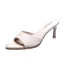Sexy Freizeit Beige Strass Pantolette & Flip-Flops 2021 7 cm Stilettos Peeptoes Sandalen Damen