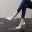 Sexy Noire Soirée Faux Diamant X-Strap Sandales Femme 2021 8 cm Talons Aiguilles À Bout Pointu Sandales Talons Hauts