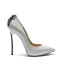 Fashion Black Cocktail Party Pumps High Heels 2021 Leather 10 cm Stiletto Heels Pointed Toe Pumps