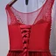 Sparkly Red Formal Dresses Evening Dresses  2017 Sequins Bow Backless Scoop Neck Sleeveless Ankle Length Empire
