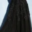Chic / Beautiful Formal Dresses 2017 Lace Flower Sequins Strappy V-Neck Sleeveless Floor-Length / Long Empire Evening Dresses