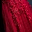 Chic / Beautiful Formal Dresses 2017 Lace Flower Sequins Pearl Off-The-Shoulder Sleeveless Ankle Length Empire Evening Dresses