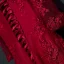 Chic / Beautiful Red Formal Dresses Evening Dresses  2017 Lace Flower Sequins Off-The-Shoulder 1/2 Sleeves Ankle Length A-Line / Princess