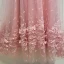 Lovely Candy Pink Formal Dresses 2017 Lace Flower Strappy Scoop Neck 1/2 Sleeves Tea-length A-Line / Princess Prom Dresses