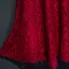 Chic / Belle Rouge Robe De Ceremonie 2017 Princesse En Dentelle Fleur Perlage Encolure Dégagée 1/2 Manches Longueur Cheville Robe De Soirée
