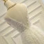 Elegant White Formal Dresses 2017 A-Line / Princess Lace Flower Pearl Strappy Sequins Short Sleeve Floor-Length / Long Prom Dresses