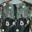 Chic / Belle Noir Robe De Ceremonie Robe De Soirée 2017 En Dentelle Fleur Encolure Dégagée 1/2 Manches Courte Princesse
