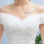 Elegant Wedding Dresses 2017 Ball Gown Flower Lace Backless Sequins Off-The-Shoulder Short Sleeve Floor-Length / Long
