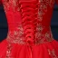 Amazing / Unique Formal Dresses 2017 Ball Gown Lace Flower Backless Off-The-Shoulder 1/2 Sleeves Floor-Length / Long Prom Dresses
