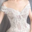 Elegant Champagne Wedding Dresses 2018 Ball Gown Appliques Lace Off-The-Shoulder Backless Sleeveless Chapel Train Wedding