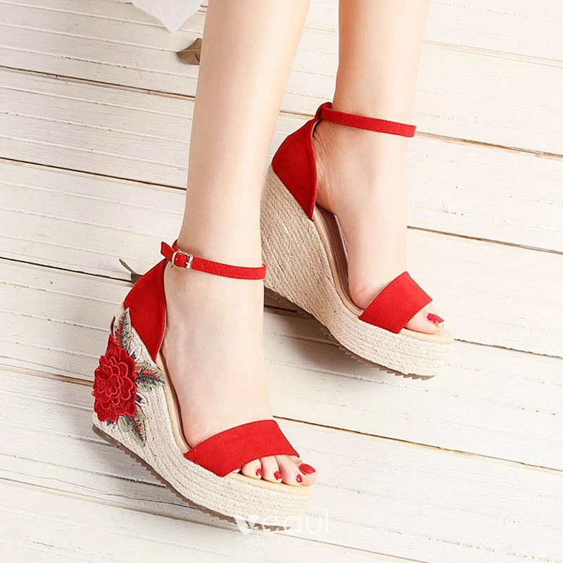 New Arrival Ladies Shoes Women Sandals Summer Open Toe Fish Head Fashion  Platform High Heels … | Wedge heel sandals, Summer sandals wedge, High heel  wedges platform