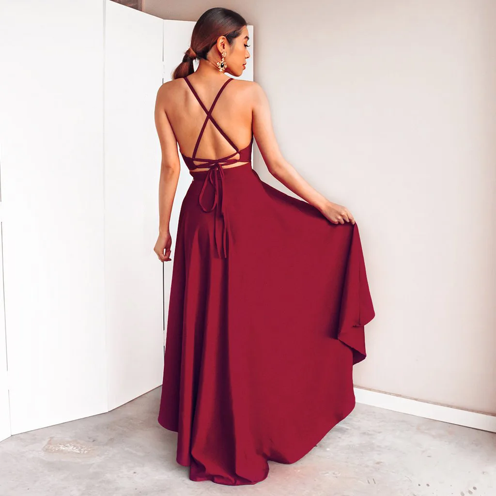 Burgundy Dresses American Apparel Red Dress Chic Beautiful Burgundy Maxi  Dresses 2018 A Line Princess Bow