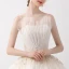 Élégant Champagne Robe De Mariée 2018 Robe Boule Perlage En Dentelle Fleur Paillettes Plissée Bretelles Spaghetti Dos Nu Sans Manches Chapel Train Mariage