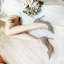 Glittrande Silver Rhinestone Paljetter Läder Brudskor 2021 9 cm Stilettklackar Spetsiga Bröllop Pumps Högklackade