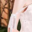 Charming Champagne Wedding Dresses 2018 A-Line / Princess Beading Lace Pearl Off-The-Shoulder Sleeveless Backless Sweep Train Wedding