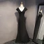 Chic / Beautiful Evening Dresses  2017 Trumpet / Mermaid Crystal V-Neck Backless Zipper Up Short Sleeve Floor-Length / Long Evening Party