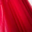 Chic / Beautiful Red Evening Dresses  2017 A-Line / Princess Lace Flower Scoop Neck Zipper Up 3/4 Sleeve Ankle Length Evening Party
