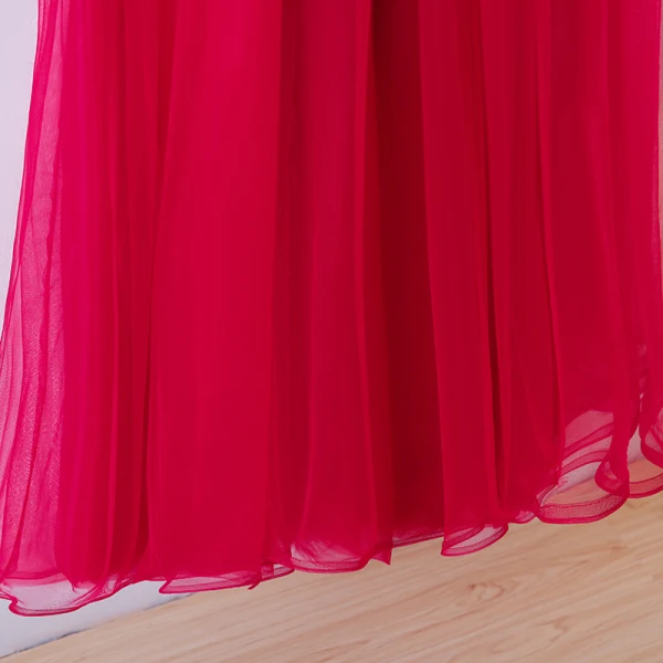 Chic / Beautiful Red Evening Dresses  2017 A-Line / Princess Lace Flower V-Neck Backless 1/2 Sleeves Ankle Length Evening Party