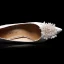 Charmig Elfenben Afton Beading Brudskor 2021 Läder 9 cm Stilettklackar Spetsiga Pumps Högklackade