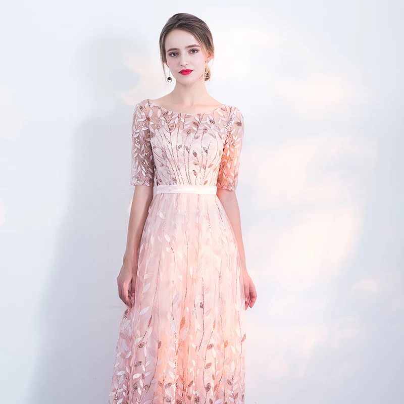 Chic / Beautiful Evening Dresses 2017 A-Line / Princess Lace Sequins ...