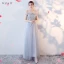 Chic / Beautiful Sky Blue Bridesmaid Dresses 2017 A-Line / Princess Crossed Straps Lace Flower Bow Backless Ankle Length Bridesmaid Wedding Party Dresses