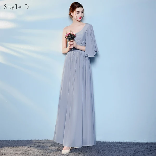 Chic / Beautiful Sky Blue Bridesmaid Dresses 2017 A-Line / Princess Backless Ankle Length Bridesmaid Wedding Party Dresses