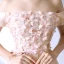 Chic / Beautiful Prom Dresses 2017 A-Line / Princess Lace Flower Crystal Pearl Off-The-Shoulder Backless Short Sleeve Floor-Length / Long Formal Dresses